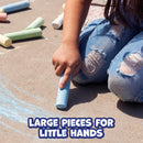 READY 2 LEARN Jumbo Sidewalk Chalk, Set of 20, 9 Colors — 5