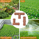 Irrigation Fittings Kit for 1/2"(.600" ID) Tubing,20 Pieces Set-8 Couplings, 6 Tees,6 Elbows - Barbed Connectors for Drip or Sprinkler Systems | 20P-Set — 7