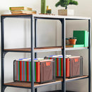 Simple Houseware Mesh Hanging File Folder Organizer, Black — 5