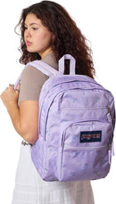 JanSport 34L Big Backpack - 15 Inch Laptop Sleeve, Pastel Petals Lilac | One Size — 7