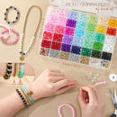 1425Pcs Glass Beads for Jewelry Making, 36 Colors Bracelet Making kit — 6