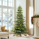 Puleo International 6.5ft Pre-Lit Aspen Fir Artificial Christmas Tree — 3
