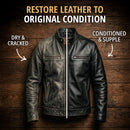 Eagle Leather Jacket Conditioner- Leather Lotion with Cloth for Boots, Jackets, Purses, Handbags & Bags – Lanolin & Natural Oils to Clean, Condition, Restore & Protect All Leather Colors — 3