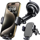 Qifutan Car Phone Holder Mount Phone Mount for Car Windshield Dashboard Air Vent Universal Hands Free Automobile Cell Phone Holder Fit for iPhone Smartphone Camera Mounts | Carbon fiber | Windshield, Dashboard, Air Vent photo 1