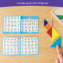 BONNYCO Tangram Puzzle Wooden Pack 30 Mini Games of Party Favors for Kids — 5