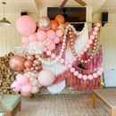 Pastel Pink Linking Balloons, 60PCS 6 Inch Small Baby Pink Link Balloons for Making Balloon Wall Heart Arch, Quick Linked Balloon for Girls Wedding Birthday Baby Shower Valentine's Party Decorations | 10 inch — 5
