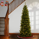 National Tree Company 6ft Pre-Lit North Valley Spruce Slim Christmas Tree — 2