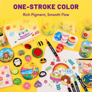 Pagather Acrylic Paint Markers, 168 Colors Dual Tip Fine & Brush Pens Set — 4