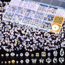 Zefy 2000+ Pcs 24 Styles Crystal Glass Beads for Jewelry Making (3-15mm) — 1