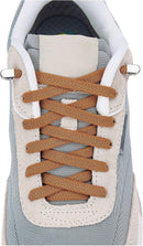 Hstgaga Elastic Shoe Laces for Kids and Adults, Tieless Shoelaces for Sneakers, No Tie Shoe Laces | Brown — 1