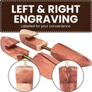 HOUNDSBAY Cedar Shoe Tree for Men | 4 Pack — 8