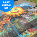 JOYIN 224 PCS Sidewalk Chalks Set Non-Toxic Washable Jumbo Chalk for Outdoor Art Play, Painting on Chalkboard, Blackboard and Playground — 4