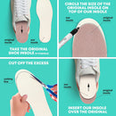 Comfwalk Shoe Filler Insert - Full Length Daily Latex Foam Shoe Inserts — 5