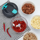 Multi-Function Manual Food Processors & Chopper with Cover and Handle, Garlic Press Vegetable Chopper… — 3