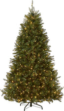 National Tree Company 7.5ft Pre-Lit Dunhill Fir Artificial Christmas Tree — 1