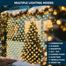 JOYIN 100 LED Christmas Net Lights,4X 6FT Christmas Mesh Lights with 8 Modes, Connectable, Waterproof for Bushes Trees Yard Indoor Outdoor Xmas Decorations (Warm White) — 5