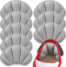 Huethy Back of Heel Cushion Pads, Adhesive Heel Grips Inserts for Boots, Loose Shoes Too Big, Reusable Heel Guards Liners for Women Men, Improve Shoe Fit, 8PCS-Gray — 1