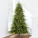 Best Choice Products Full Aspen Christmas Tree, 6ft Pre-lit Realistic Noble Fir w/ 450 Glowing Micro LED Lights, 2-in-1 White & Multicolor — 1
