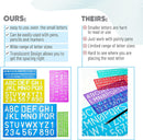 Mr. Pen Letters and Numbers Alphabet Templates, Letter Stencils, Pack of 5 | 14 9 1_inches — 3