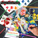 KALOUR 180 Colored Pencil Set for Adults Artists - Rich Pigment Soft Core -12 Metallic Pencil - Ideal for Coloring Drawing Sketching Shading Blending - Vibrant Color（Tin Case） | Multicolor — 3