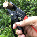 gonicc 8" Professional Ratchet Anvil Pruning Shears (GPPS-1011) | Black Ratchet Anvil Pruning Shears — 5