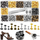 JETMORE 420 Sets Leather Rivet Kit, Double Cap Rivets for Leather Crafts | 420 Pack — 1