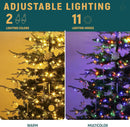YITAHOME 6.5ft Prelit Aspen Fir Crystal-Decorated Christmas Tree w/Remote — 3