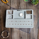 The Beadsmith Mini Bead Board, Grey Flocked — 7