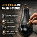 Eagle Shoe Cream Polish Kit – 3 Piece Boot & Shoe Polish with Shoe Cream, Shine Cloth & Applicator | Black — 5