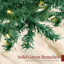 Best Choice Products 6Ft Pre-Lit Christmas Tree w/Twinkling LEDs, Premium Green Artificial Pine Lighted Holiday Decoration w/ 250 Lights, 1000 Branch Tips, Metal Base - Clear/White Lights — 6