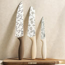CAROTE Kitchen Knife Set, 6 Floral Knives with 6 Blade Guards, 12-Piece — 8