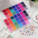 28 Colors 3mm Seed Beads, 7200PCS Glass Seed Beads Kit for Jewelry Making, Craft and Bracelet Making — 7