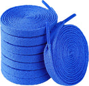 Teskyer Shoe Laces for Sneakers, 4 Pairs Flat Shoelaces | Sky Blue — 1