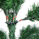 Yaheetech 7.5ft Pre-lit Pencil Artificial Christmas Tree, Green — 8