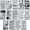 Mr. Pen- Bible Journaling Stencil Set, 4.2 x 7 Inch, 14 Sheets — 1