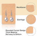Earring Display Cards with 100 Pcs Earring Holder Cards 200 Pcs Earring Backs and 100 Jewelry Packaging for Earrings… — 6