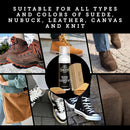 Care & Cool Suede & Nubuck Foam Cleaner Kit, Hog Brush, Eraser & Cloth | Foam Kit — 6