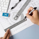 Mr. Pen- Metal Straight Edge Ruler, 2 Pack, 6" and 12", Rose Gold | 6, 12 inch — 5