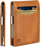 SERMAN BRANDS Money Clip Wallet - Mens Wallets slim Front Pocket RFID Blocking Card Holder Minimalist Mini Bifold (California Desert Transformer)