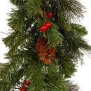 National Tree Company 9ft Pre-Lit Crestwood Spruce Christmas Garland — 3