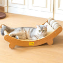 CHEERPALS Sisal Cat Scratcher Bed with Balls Wooden Cat Furniture(Large) — 1