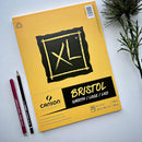 Canson XL Series Bristol Paper, Smooth, Foldover Pad, 11x14 inches, 25 Sheets (100lb/260g) - Artist Paper for Adults and Students - Markers, Pen and Ink | Bristol, Smooth | Fold Over — 5