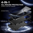 for iPhone 16 Case [Shockproof] [Dropproof] [Heavy Duty Protection] [with Screen Protectors] Rugged Slim & Tough Non-Slip Protective Dual-Layer Phone Cover, Black — 3