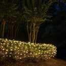 Wintergreen Lighting Set of 100 Warm White LED Christmas Net Lights, Outdoor Christmas Decorations, Green Wire (4 x 6 ft, M5 Lights, LED Warm White) — 2