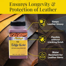 Fiebing's Edge Kote Leather Paint (4oz) - Edge Paint for Shoes, Furniture, Purses - Flexible, Water Resistant, Semi Gloss Color Coating Leather Dye to Protect Natural Edges (Red) — 5