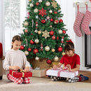 Best Choice Products Artificial Christmas Tree, 7.5ft Premium Unlit Pine Design, Dense Branches Realistic Holiday Décor​ w/Easy Assembly - Green — 6