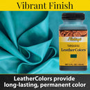 Fiebing's LeatherColors (4 Fl Oz, Turquoise) - Leather Dye for Natural Leather - Water-Based, Non-Flammable Formula - Permanent & Penetrating Color for Shoes, Boots, Furniture - Safe for Institutions — 4