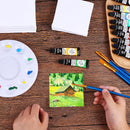 ESRICH 3x3IN Small Canvases for Painting, 32 Pack Mini Canvas Boards Cotton Painting Canvas Primed Acid Free Mini Blank Canvas Panels for Oil Paint,Watercolor,Acrylic Paint,Gouache&Tempera. | 3x3in 32pack — 6