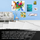 U.S. Art Supply 36"x36" Stretched Canvas for Painting, Gallery Depth 2-Pack | 36" x 36" — 4