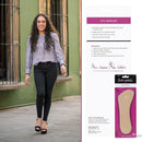 Foot Petals Womens ¾ Insole Comfort Cushion - Khaki — 5